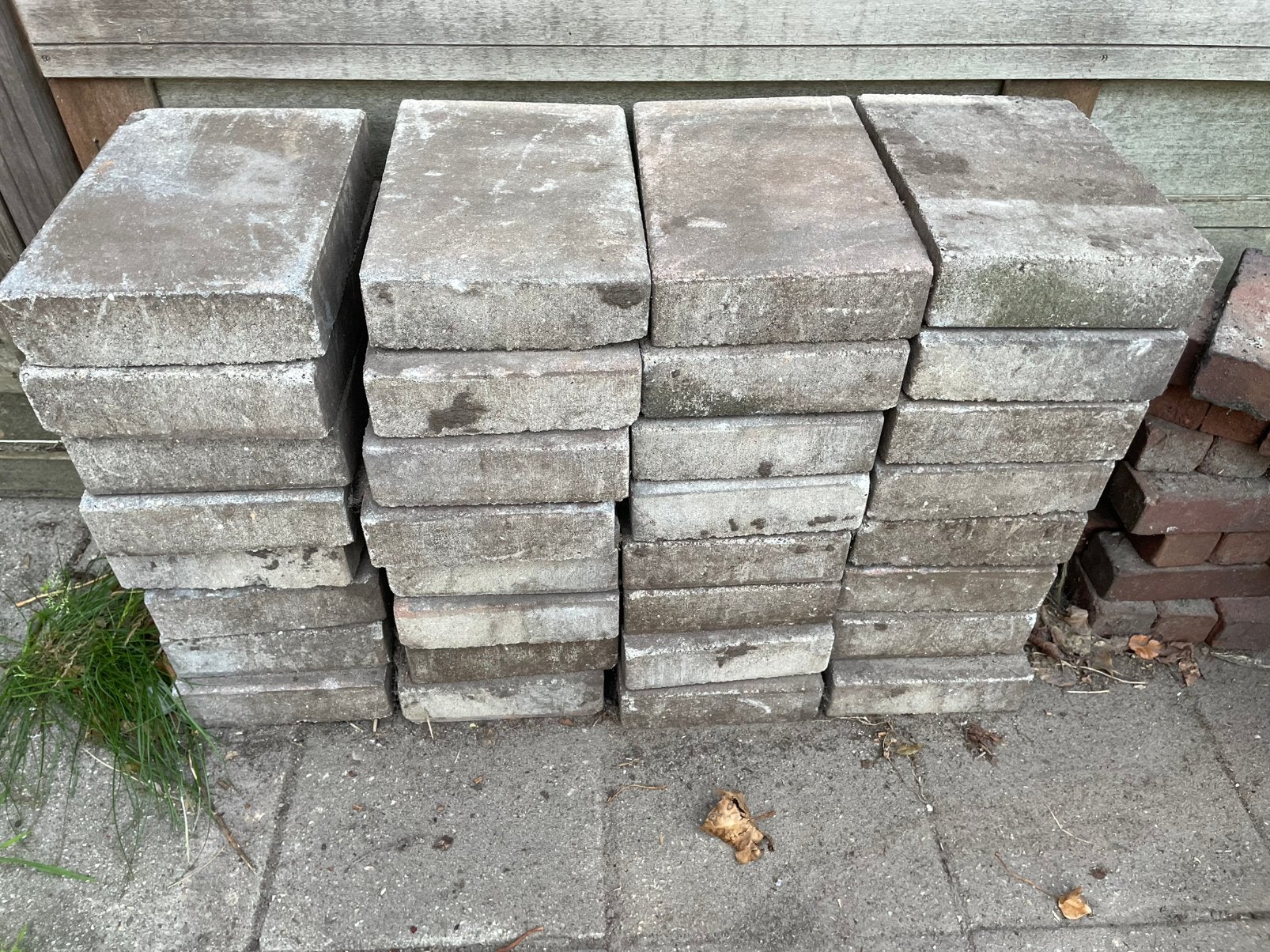 Tegels 30cmx20cm, Ophalen, Gebruikt, Beton, Terrastegels