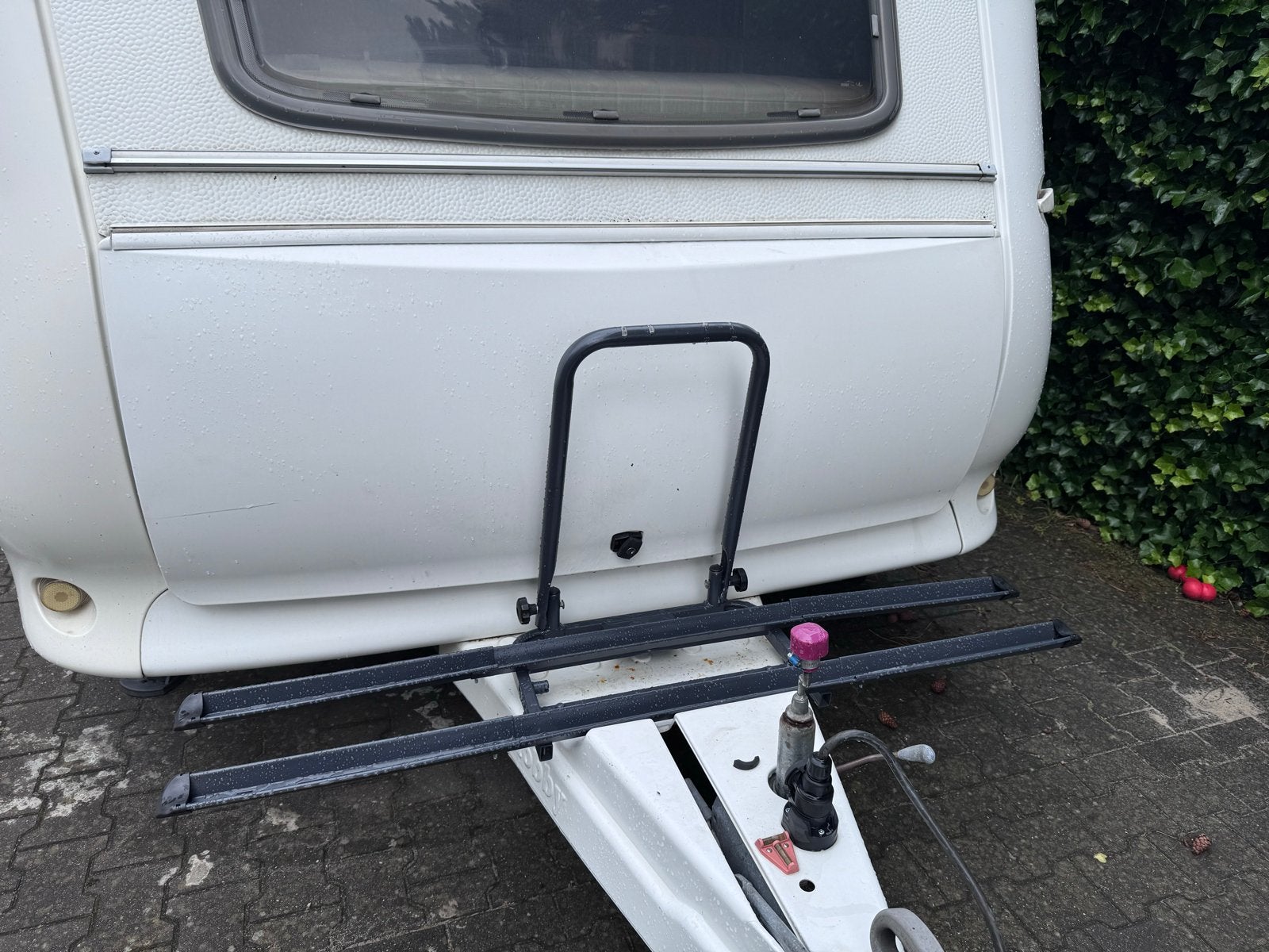 Fietsendrager voor caravan dissel - Gebruikt, Ophalen of Verzenden, Gebruikt