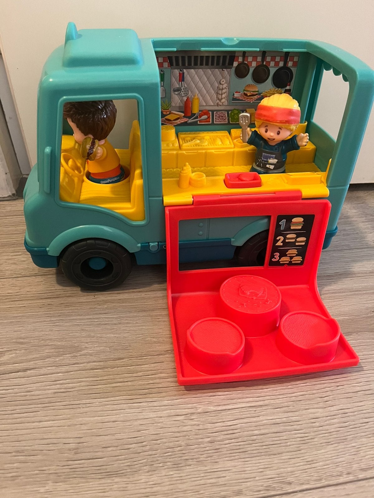 Fisher-Price Little People Food Truck, Ophalen, Zo goed als nieuw, Speelset