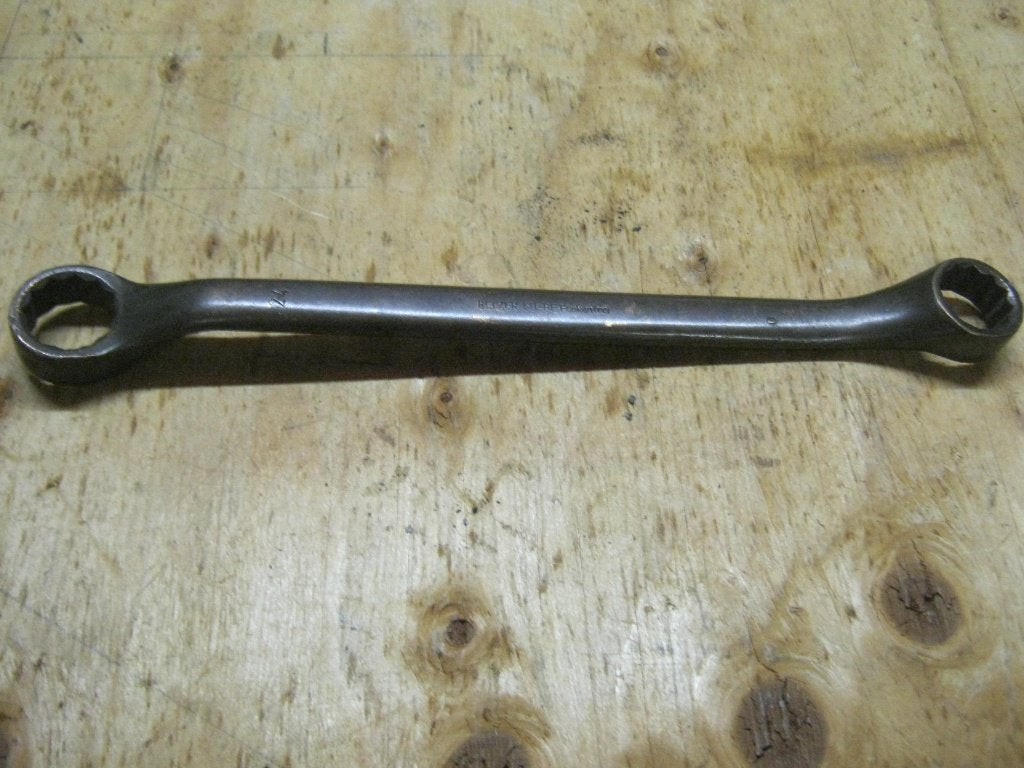 Vintage  vonkvrije Belzer ringsleutel 22-24 mm, Ophalen of Verzenden
