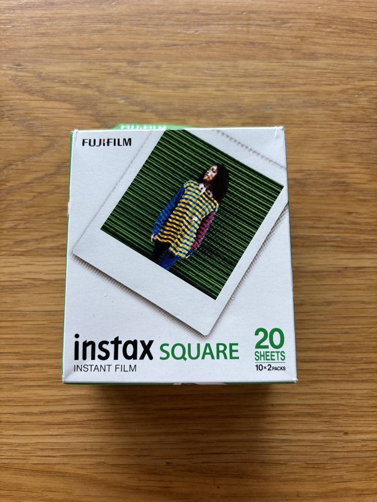 Instax square 20 sheets, Instant film, Ophalen of Verzenden, Nieuw, Fujifilm