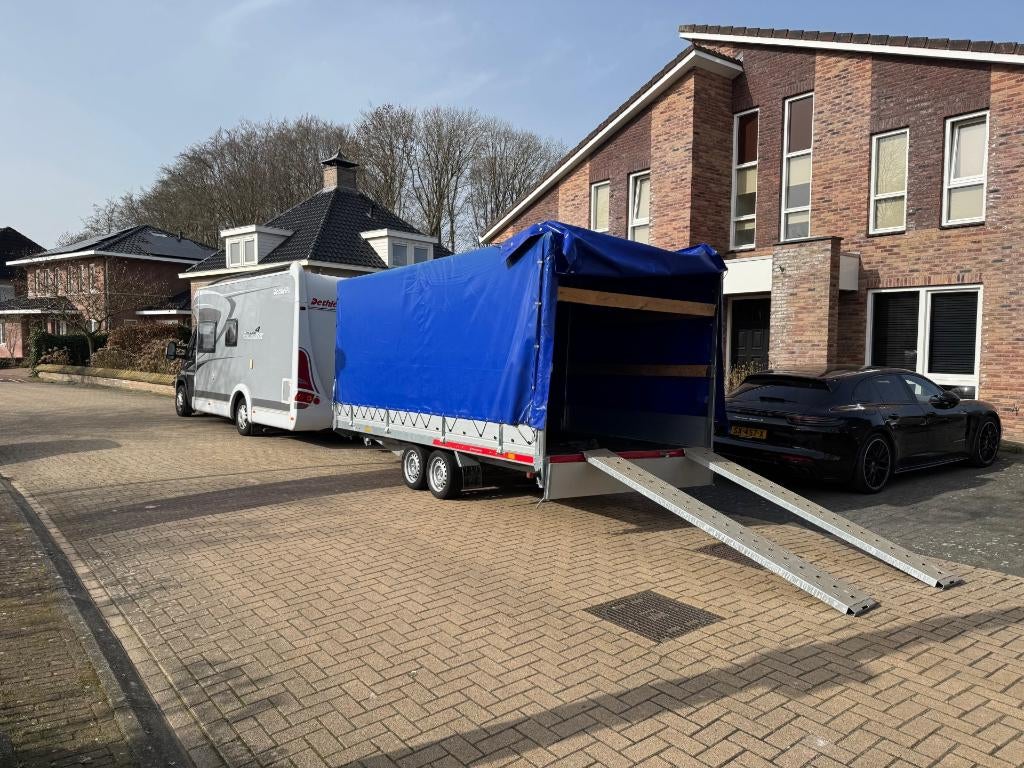 Temared Multitransporter met huif in nieuwstaat!, Ophalen, Zo goed als nieuw