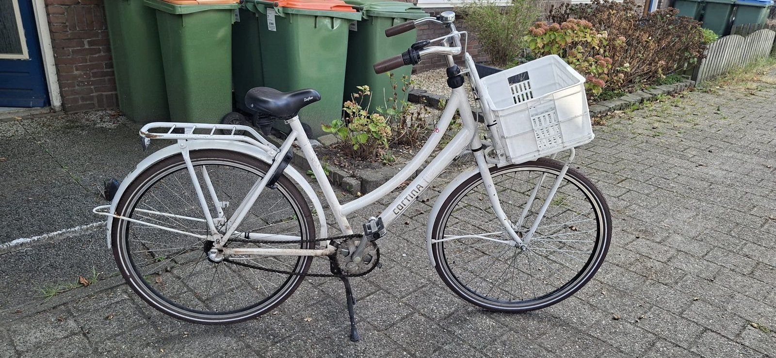 Cortina dames fiets, Ophalen, Terugtraprem, Gebruikt, Versnellingen