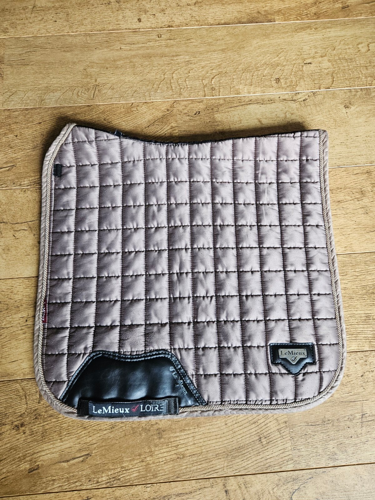 Lemieux Full dressuur dekje Loire Mink beige, Full (L), Gebruikt, Dressuurdekje, Ophalen of Verzenden