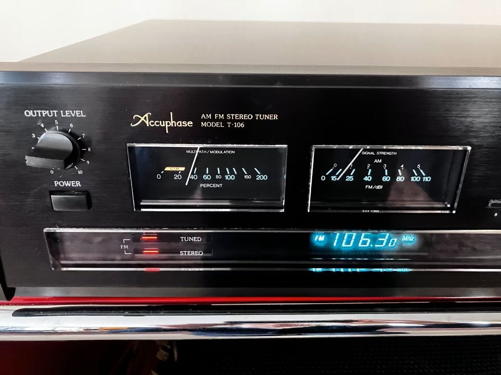 Accuphase T-106b tuner, Ophalen, Gebruikt