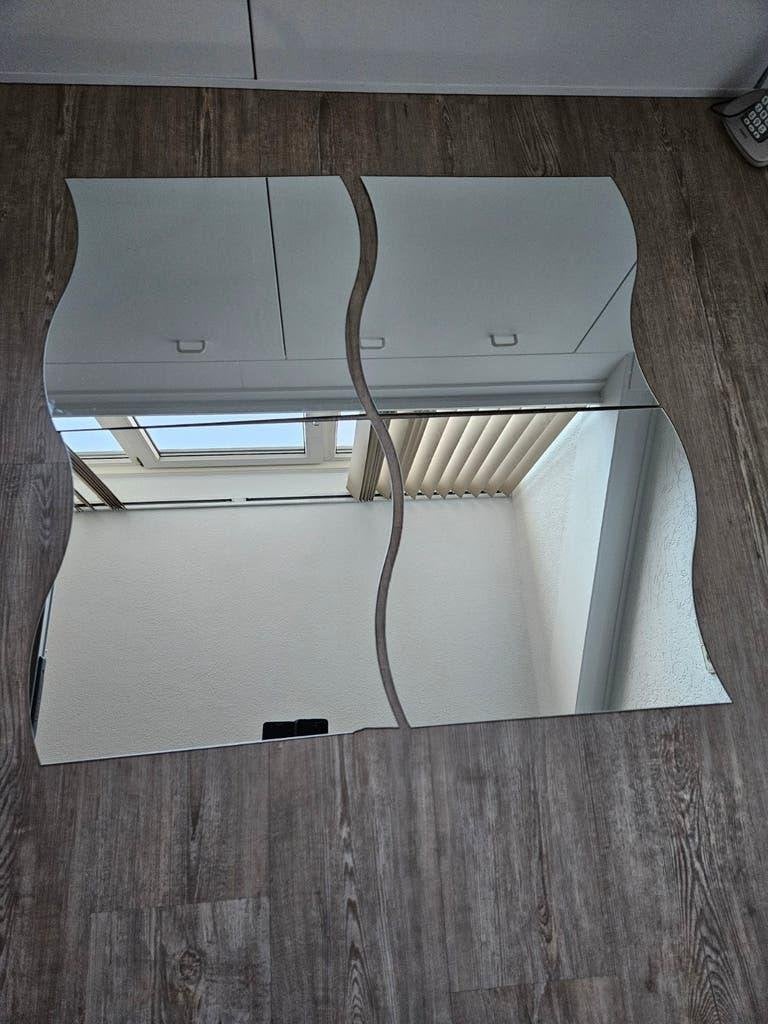 4 st. leuke Ikea golf spiegels 40x40cm, Ophalen, Minder dan 50 cm, Gebruikt, Minder dan 100 cm