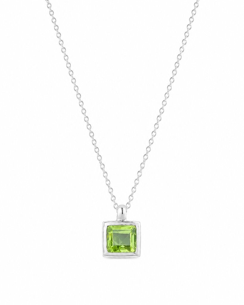 Peridot Ketting Chloris - Echt Zilver, Info@sacredstones.nl, Verzenden, Nieuw, Met edelsteen