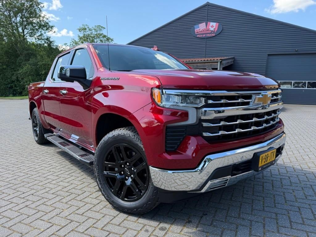 Chevrolet Silverado LTZ 6.2L V8 pick-up bedrijfswagen, Auto's, Chevrolet, Automaat, Leder, Vierwielaandrijving, 420 pk