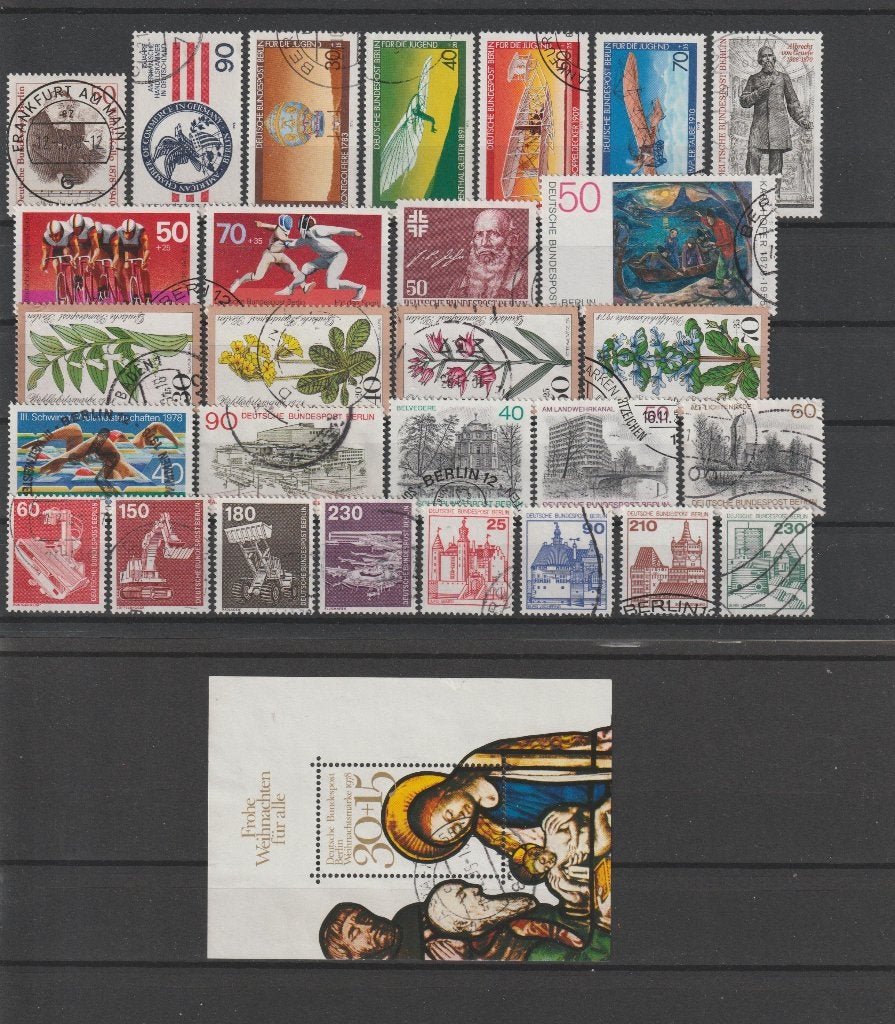 Berlijn, jaargang 1978, gestempeld, compleet., Ophalen of Verzenden, Overige periodes, Gestempeld