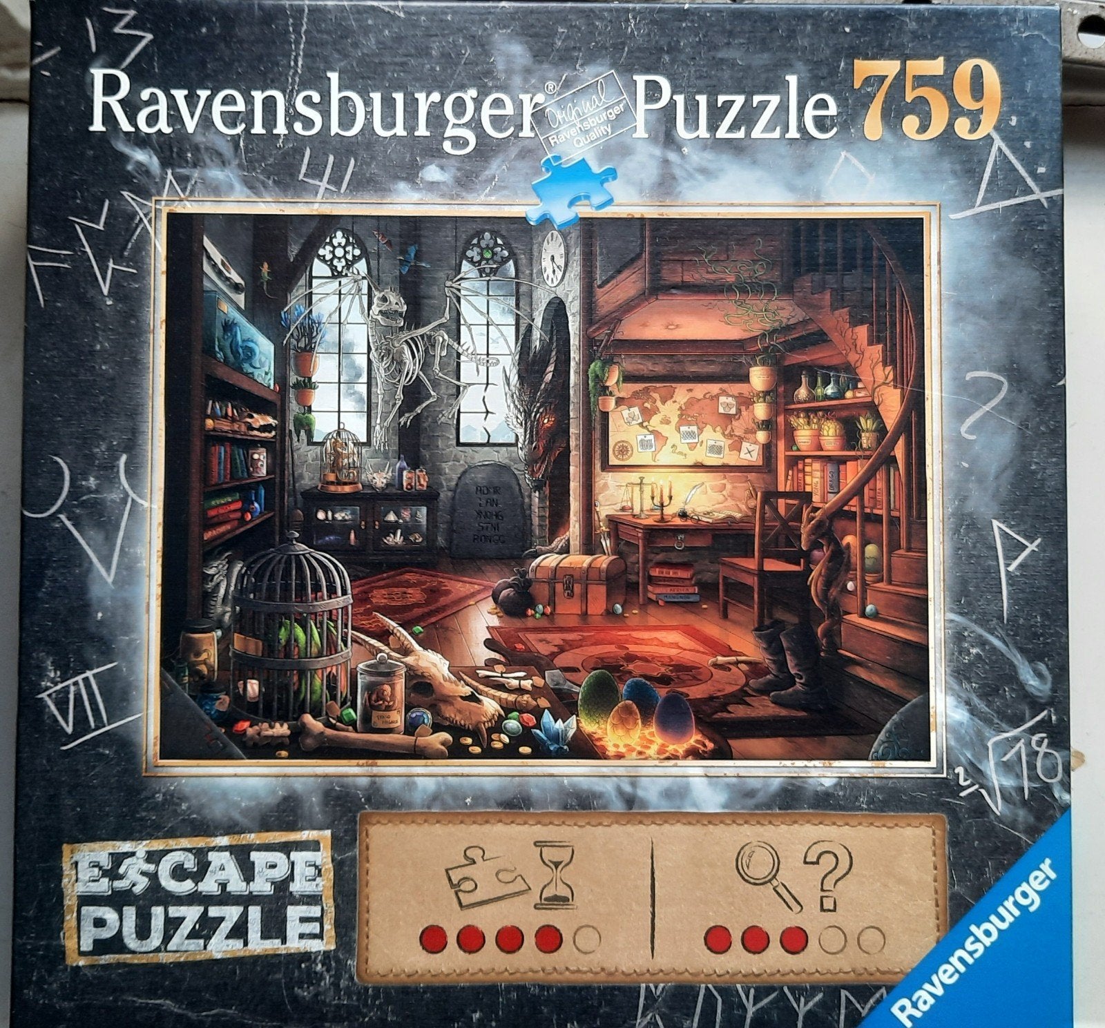 escape puzzel à 759 stukjes, Ophalen of Verzenden, 500 t/m 1500 stukjes, Zo goed als nieuw, Legpuzzel