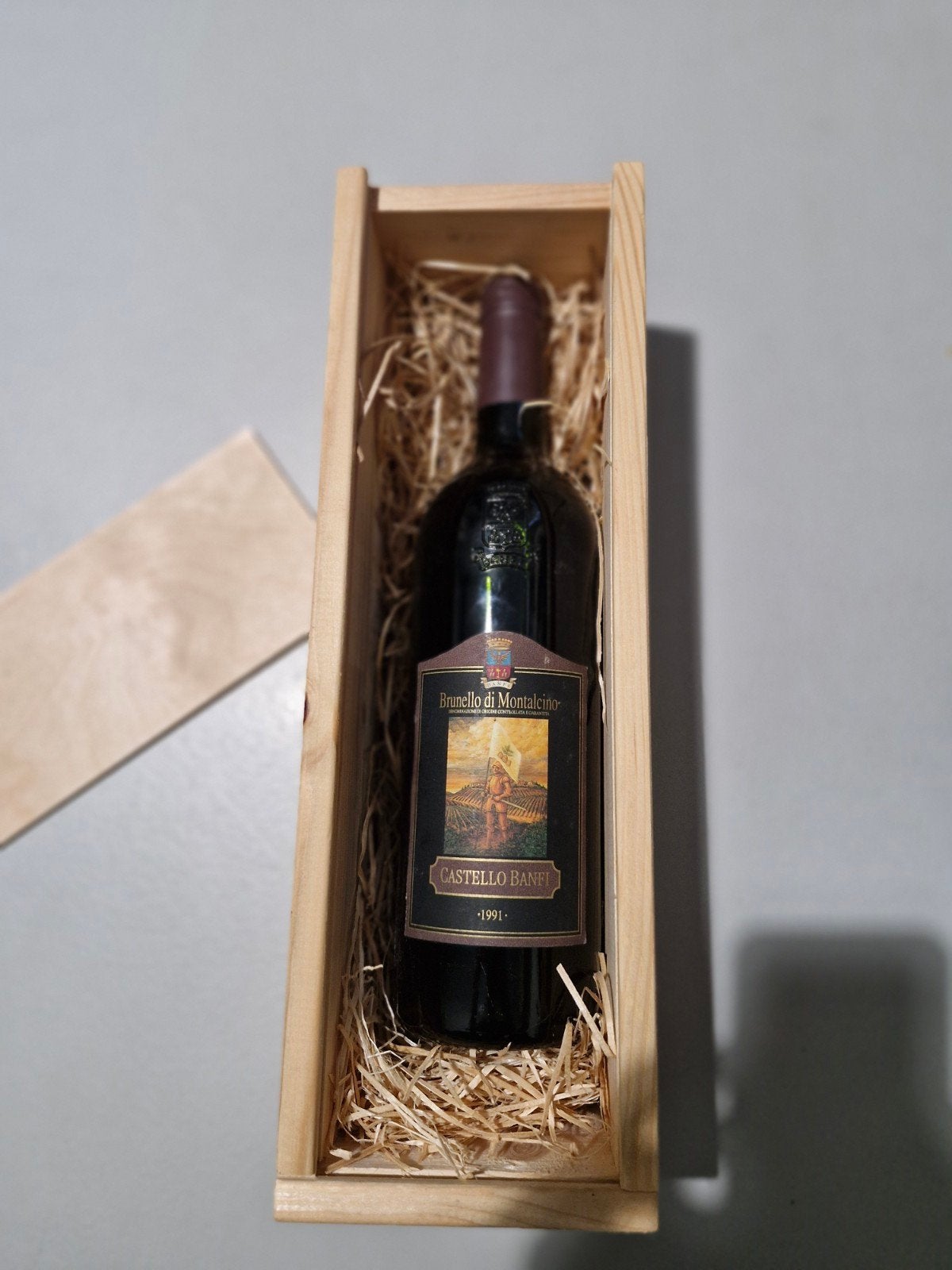 Wijn Castello Banfi 1991, Ophalen