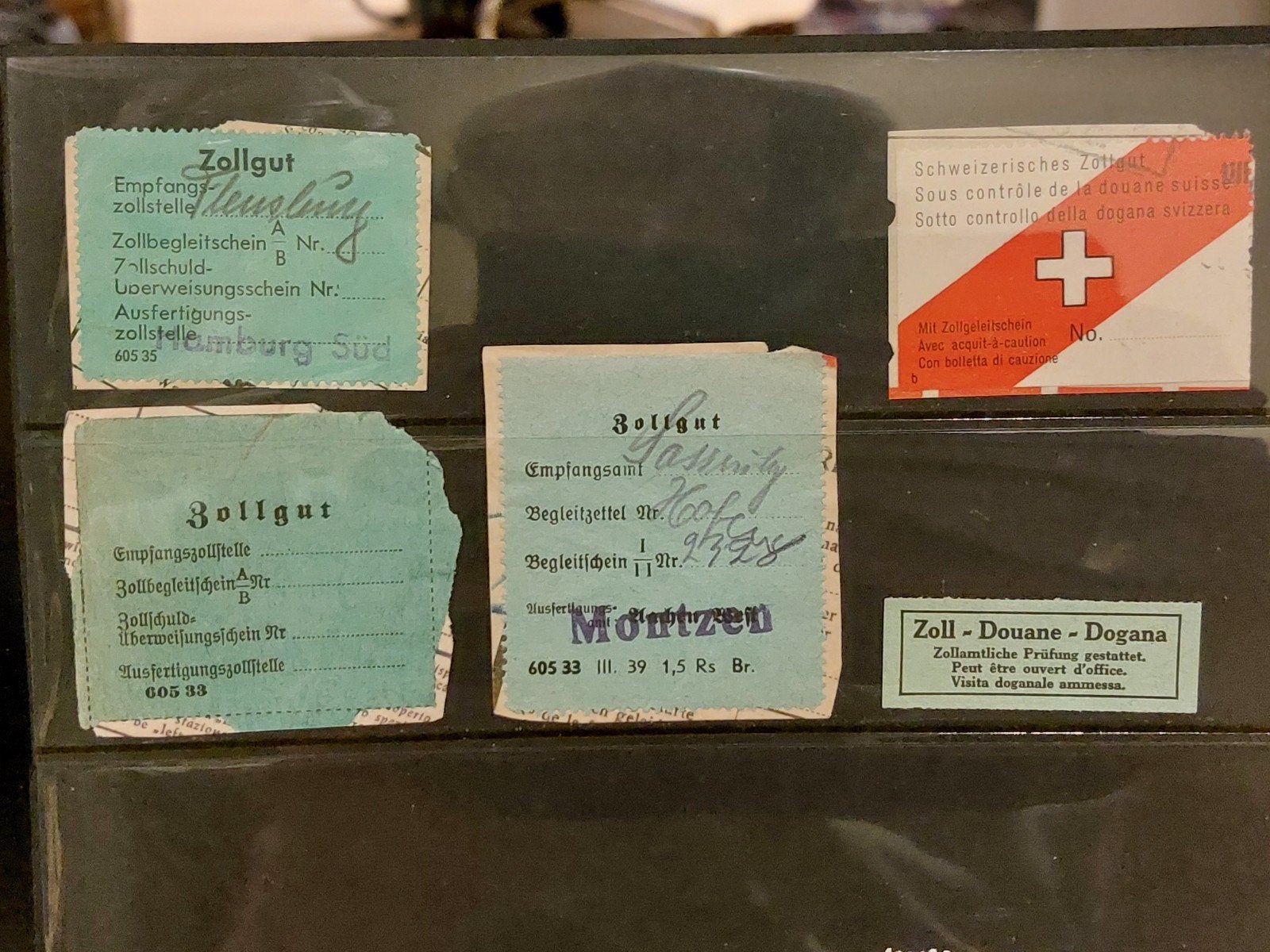 Douane labels uit Duitsland en Zwitserland, Postzegels en Munten, Ophalen of Verzenden, Overige periodes
