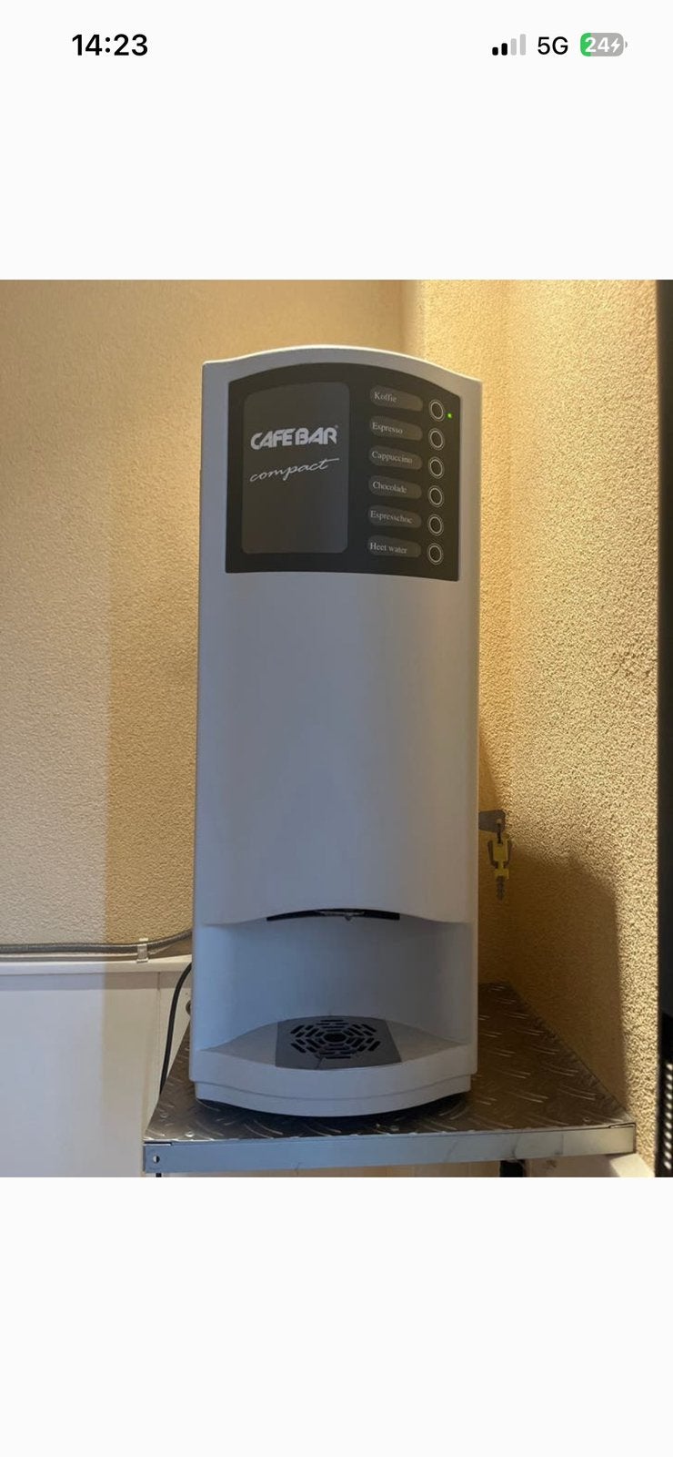 Cafebar compact, Ophalen, Zo goed als nieuw
