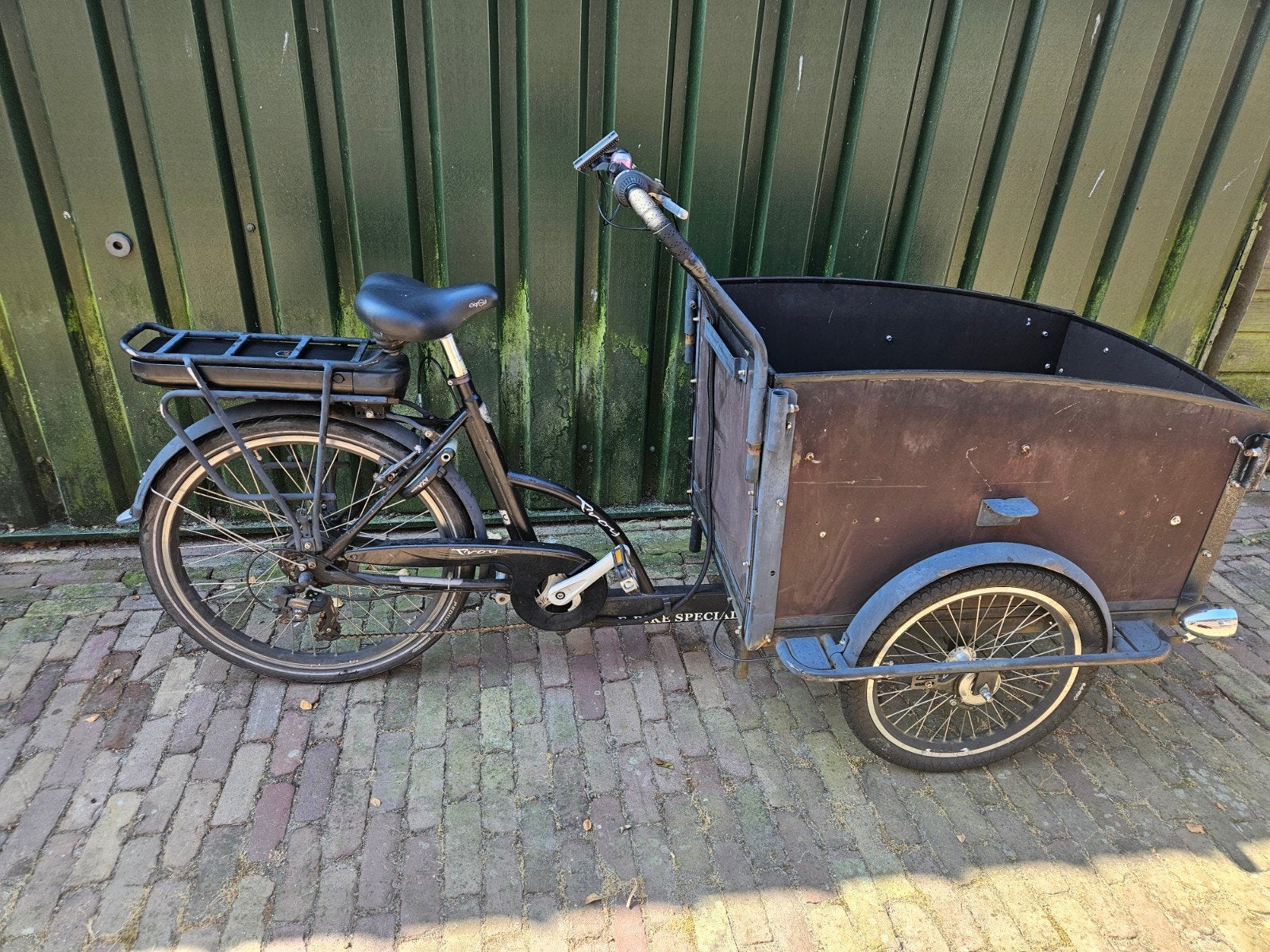 Elektrische bakfiets, Ophalen, Gebruikt, 4 kinderen of meer