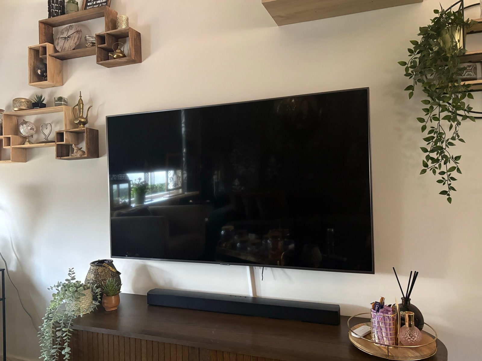 Samsung 55” 7 series crystal UHD TU7100, Ophalen, Zo goed als nieuw, 100 cm of meer, Smart TV