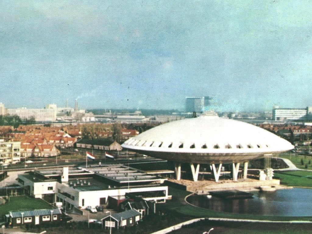 41006 Eindhoven  Evoluon Wederopbouw Philips Onbeschreven, Ophalen of Verzenden, 1960 tot 1980, Ongelopen, Noord-Brabant
