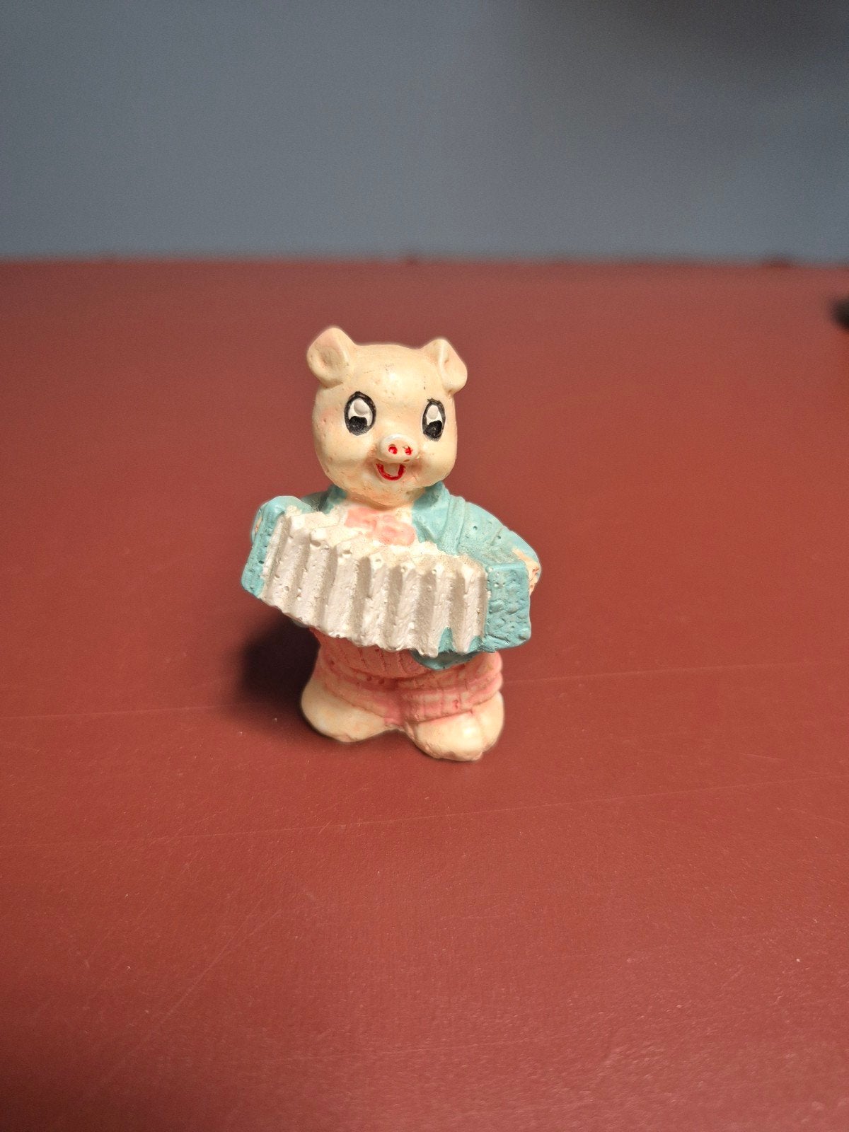 Schattig varkentje met accordeon beeldje, Ophalen of Verzenden, Zo goed als nieuw
