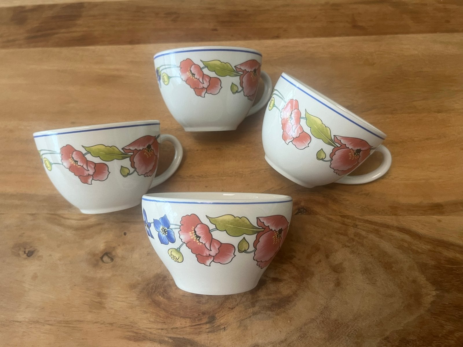 Vintage Wood & Sons "Alpine Meadow" theeservies, Ophalen of Verzenden