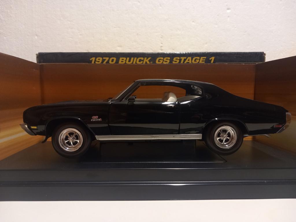 Buick GS Stage 1 pianoblack 1970 ERTL Limited 1:18 KRD, Ophalen of Verzenden, Zo goed als nieuw, Auto, ERTL