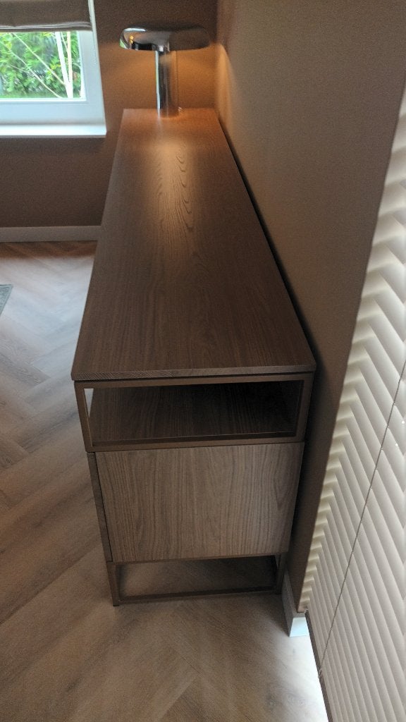 Dressoir Eijerkamp (walnotenhout), Huis en Inrichting, Ophalen, Met deur(en), Modern, Scandinavisch, Zo goed als nieuw