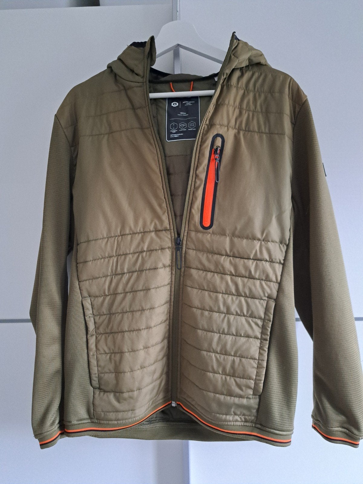 Jack & Jones herenjas, groen, maat M, zo goed als nieuw, Ophalen of Verzenden, Zo goed als nieuw, Groen, Jack & Jones