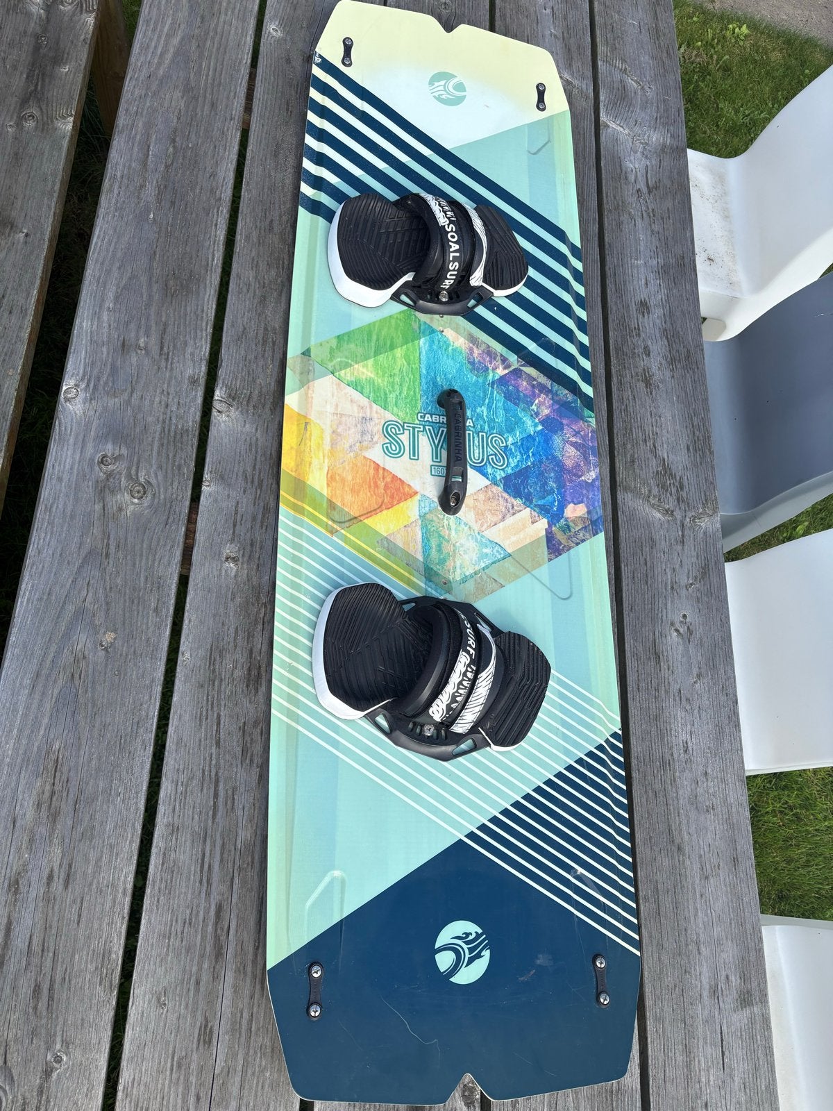 Kiteboard 160x47,5cm, Twintip, Ophalen of Verzenden, Gebruikt, Kiteboard