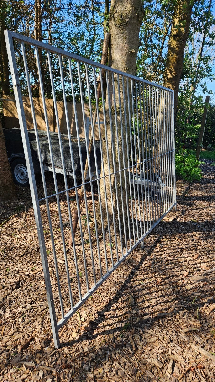 Hondenkennel hondenren gegalvaniseerd, Dieren en Toebehoren, Hondenhokken, Ophalen, 110 cm of meer, 100 cm of meer