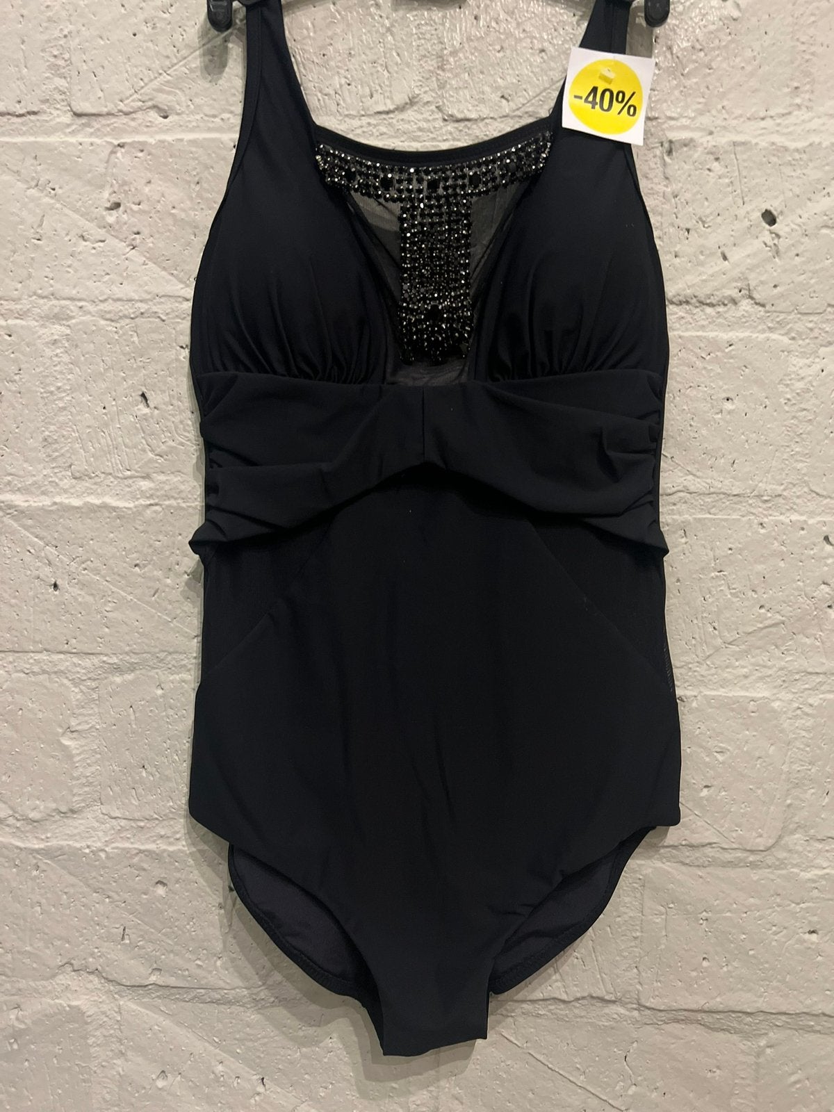Miradonna badpak maat 38  NIEUW!! Nu €37,50, Ophalen of Verzenden, Nieuw, Zwart, Badpak