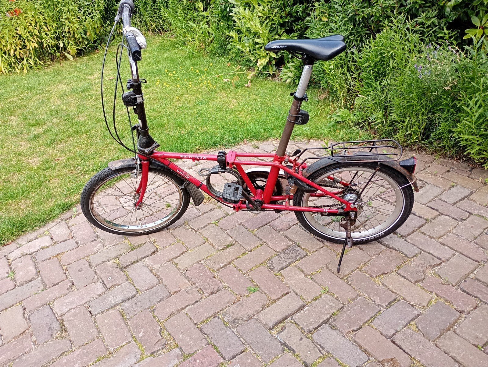 Union multi vouw vouwfiets, 20 inch of meer, Gebruikt, Versnellingen, Totaal opvouwbaar