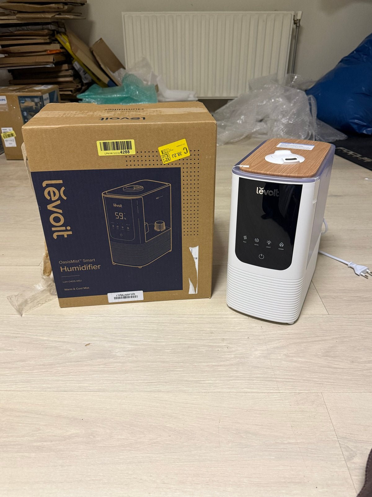 Levoit DeskMist Smart Luchtbevochtiger - Nieuw in doos, Ophalen of Verzenden, Nieuw, Luchtbevochtiger