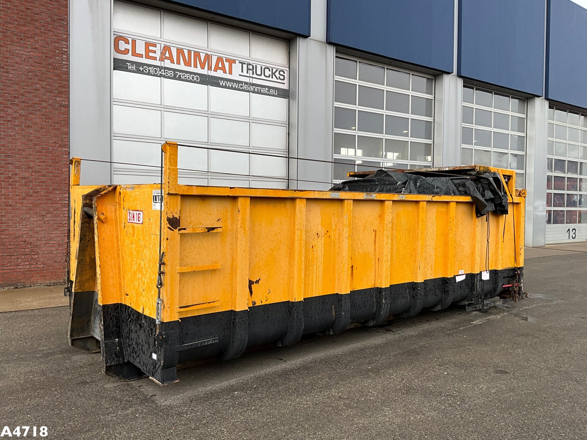 Container 20m³, Clean Mat Trucks B.V., Sales@cleanmat.eu, Wageningsestraat 17
6673DB  ANDELST, NL