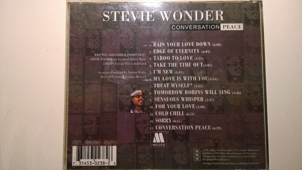 Stevie Wonder - Conversation Peace, Ophalen of Verzenden, Zo goed als nieuw, Soul, Album