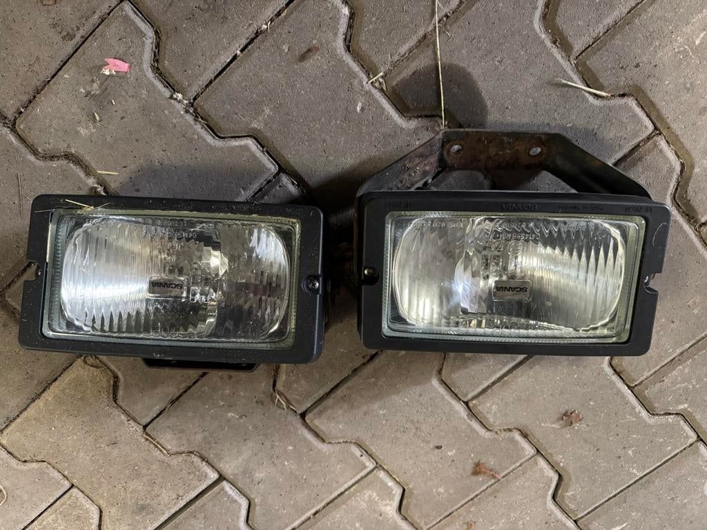Originele scania lampen, Ophalen