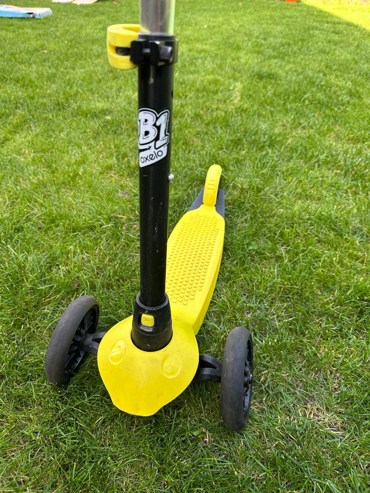 Decathlon Oxelo B1 Step - Geel, 3 wielen, Ophalen of Verzenden, Gebruikt, Gewone step