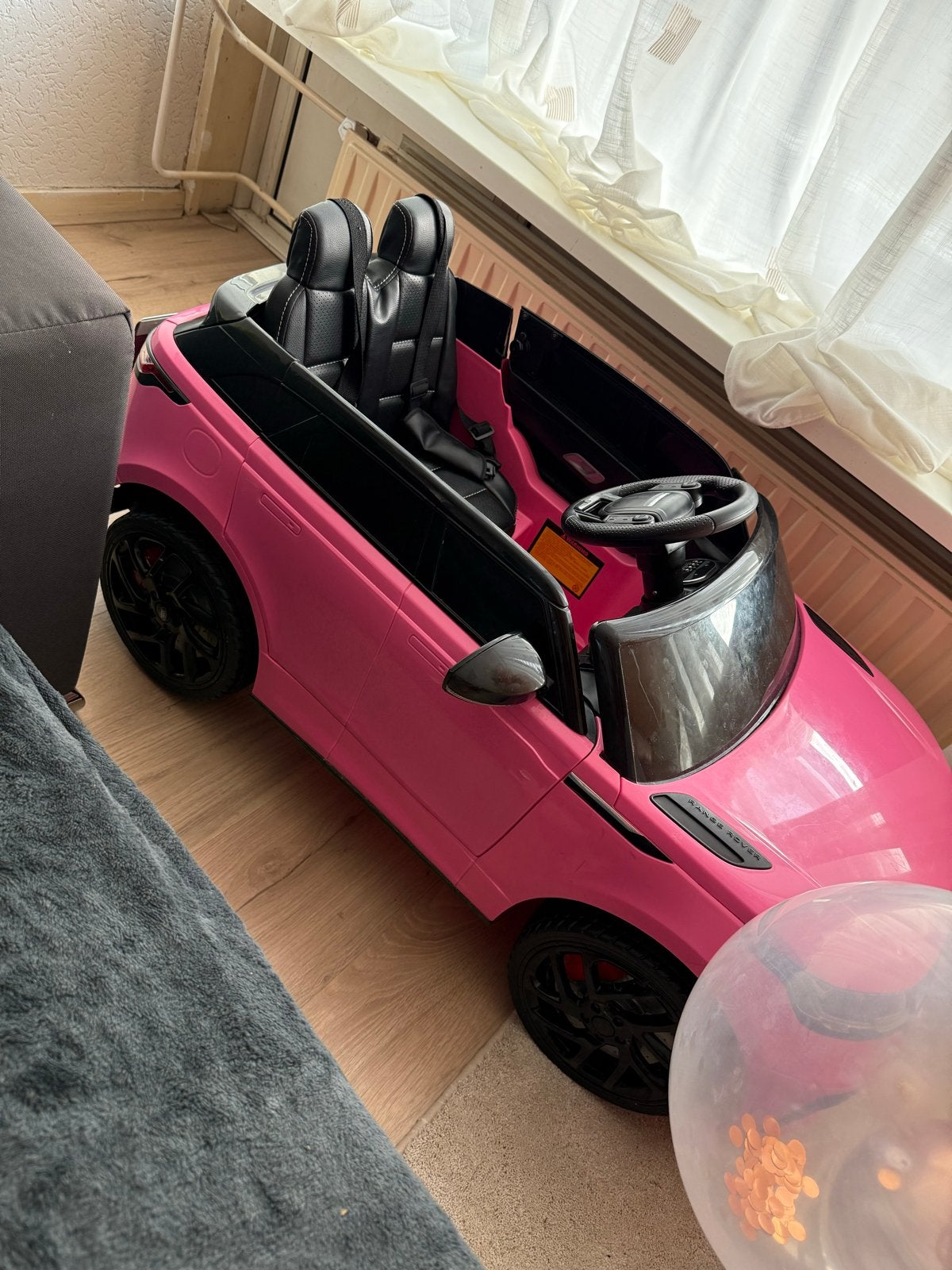 Roze Range Rover elektrische kinderauto, Ophalen of Verzenden, Gebruikt