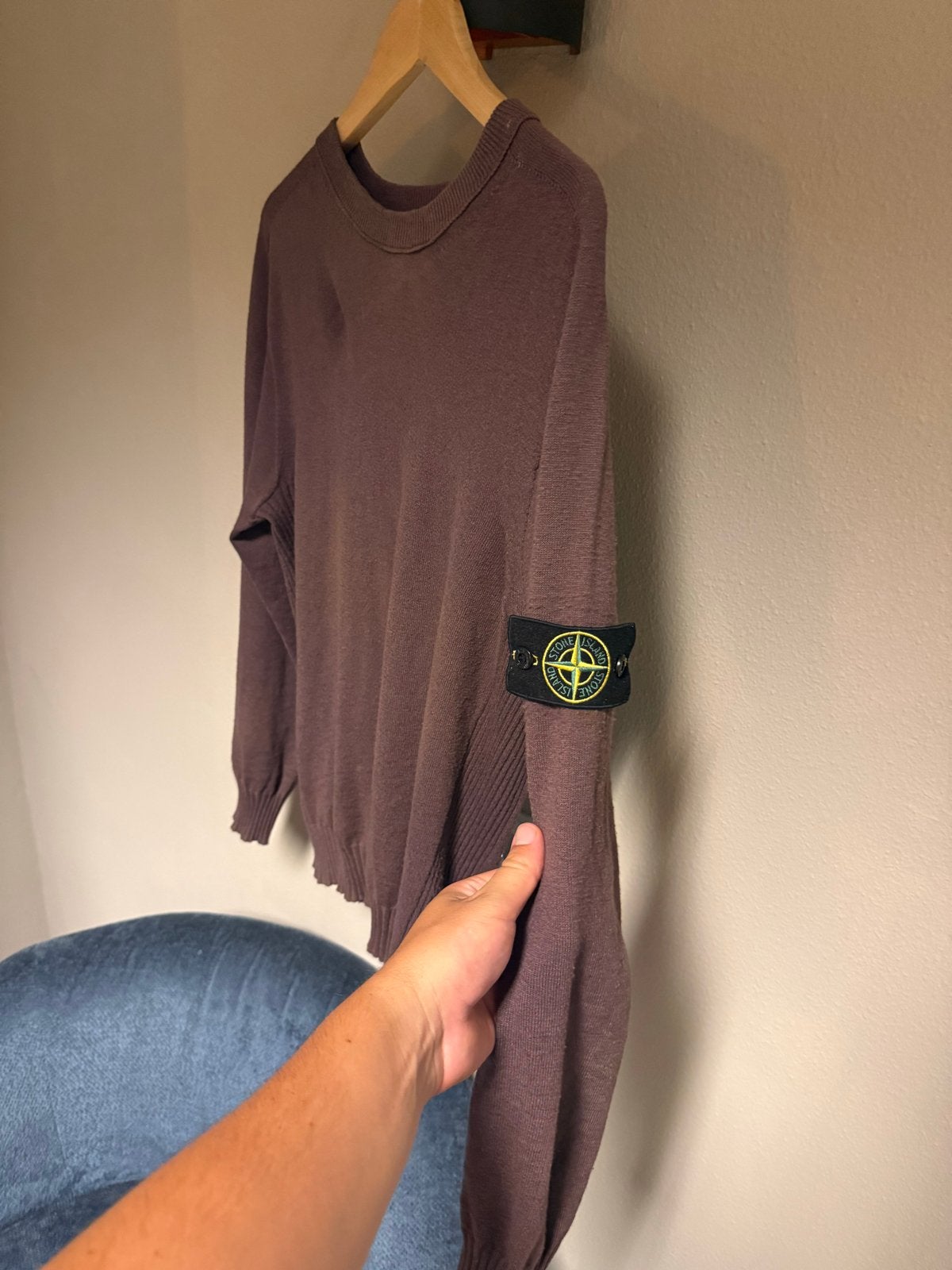 Originele Stone Island trui maat M, Ophalen of Verzenden, Zo goed als nieuw, Maat 48/50 (M), Bruin