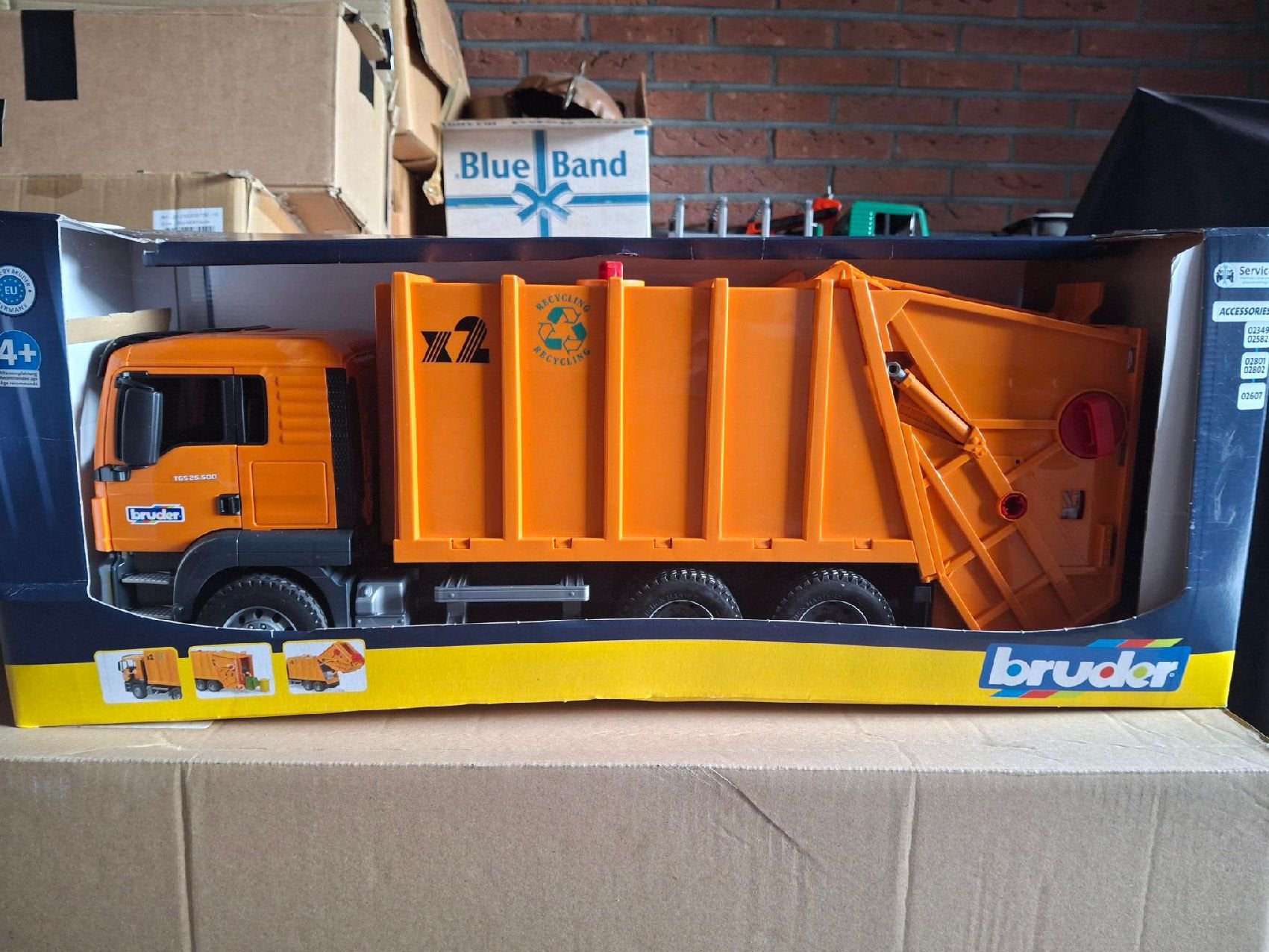 Bruder MAN TGS 26.500 vuilniswagen, Ophalen of Verzenden, Nieuw