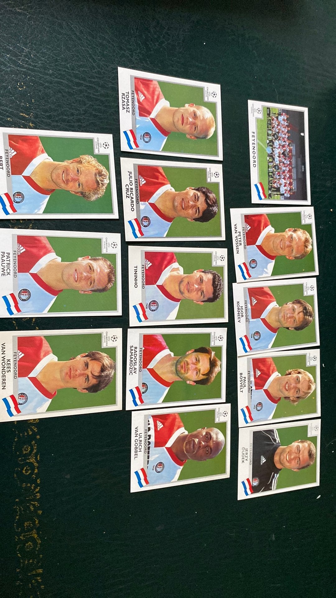 Panini champions league Feyenoord, Ophalen of Verzenden, Zo goed als nieuw, Feyenoord, Poster, Plaatje of Sticker