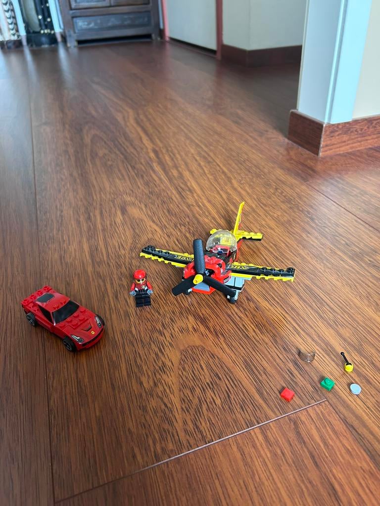 Lego sets 60144 + 40191, Race Plane + Ferrari F12 Berlinetta, City, Lego, Ophalen of Verzenden, Complete set