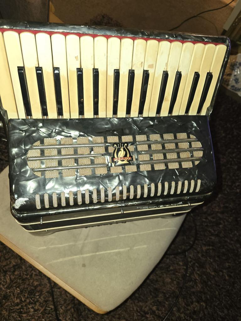 Parrot, Muziek en Instrumenten, Accordeons, Ophalen of Verzenden, Gebruikt, 32-bas, Overige merken