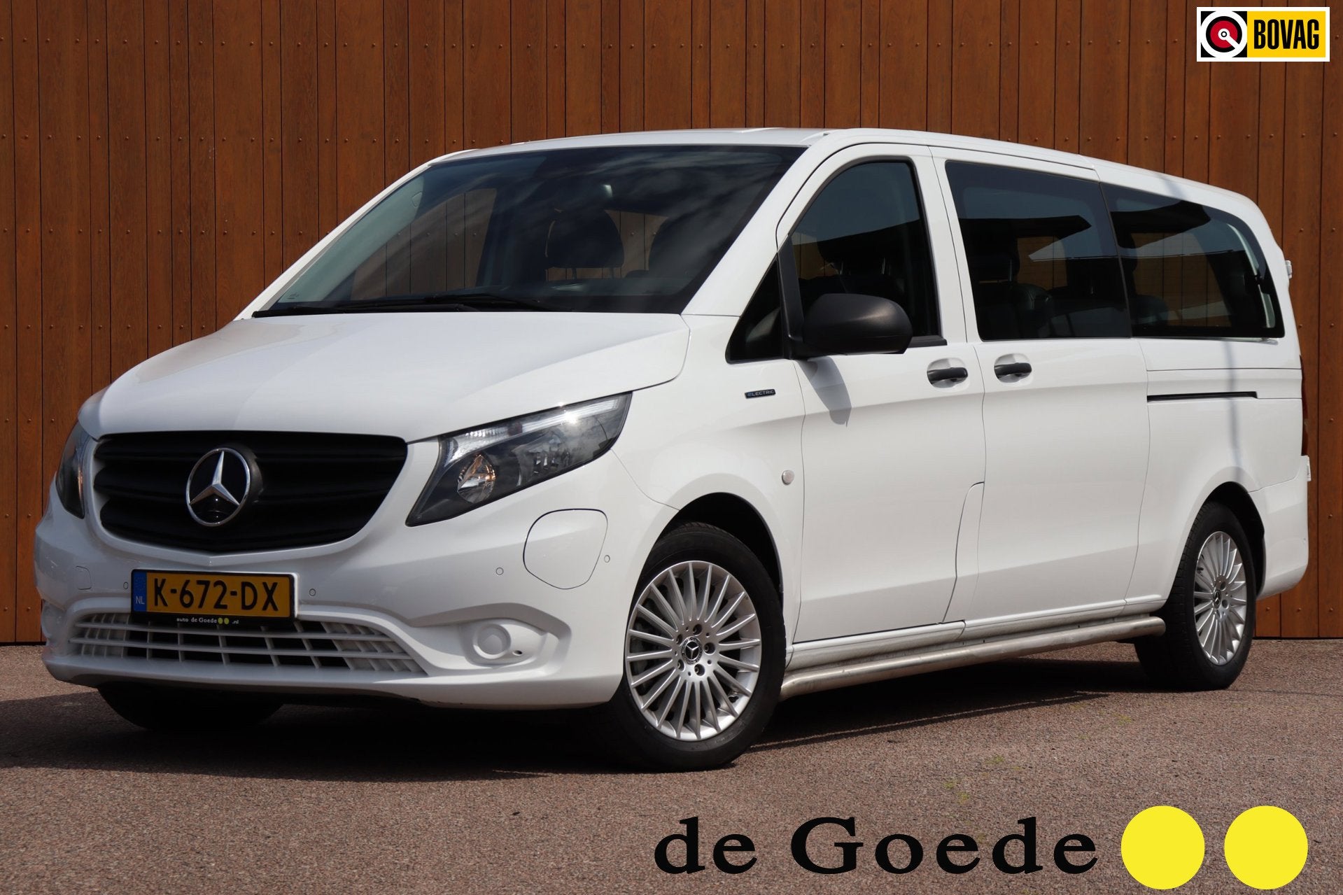Mercedes-Benz EVito Tourer PRO L3 90 kWh 350km 9-persoons 37, Gebruikt, Zwart, 9 stoelen, 204 pk