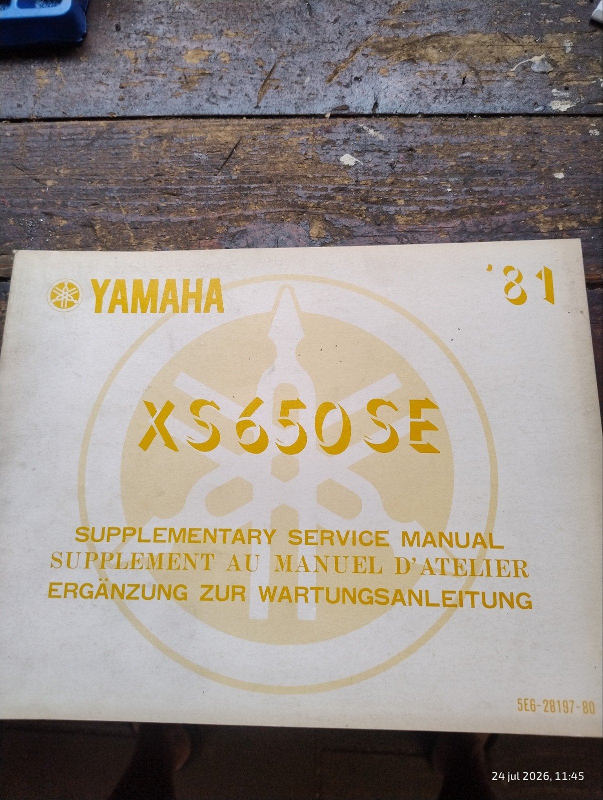 Yamaha XS650SE Service Manual (1980), Motoren, Handleidingen en Instructieboekjes, Verzenden, Yamaha