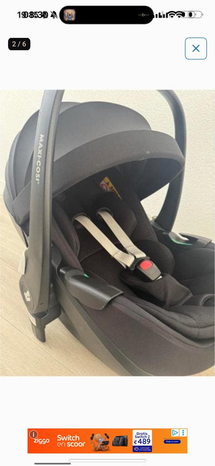 Maxi cosi pebble 360 pro, Kinderen en Baby's, Autostoeltjes, Ophalen, Zo goed als nieuw, Isofix, 0 t/m 13 kg