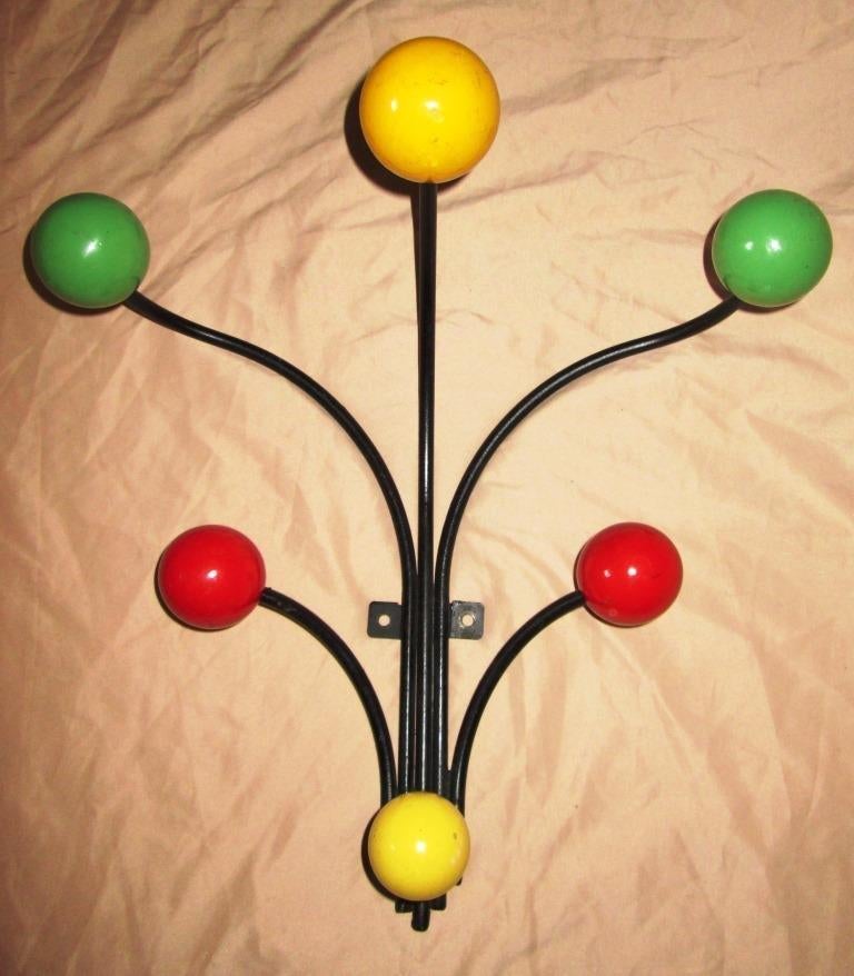 Grote sputnik atomic kapstok design Roger Feraud 50ies MCM, Ophalen