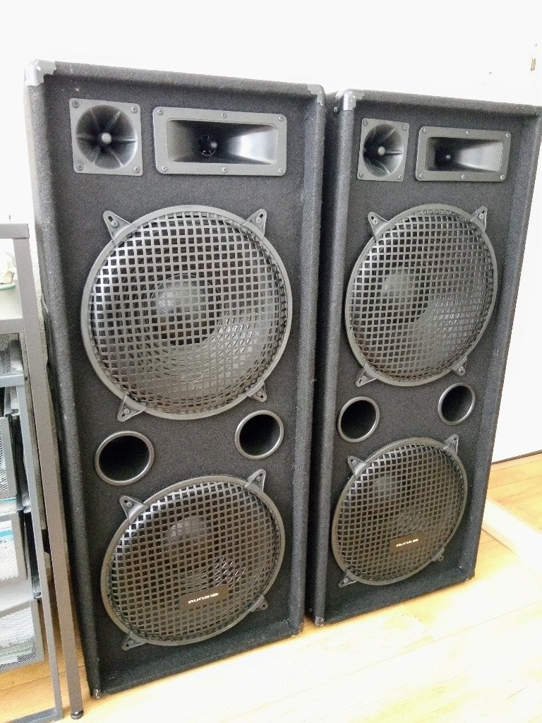 Set Auna - Pro Disco / PA Boxen, Overige typen, Zo goed als nieuw, Basreflex, Ophalen