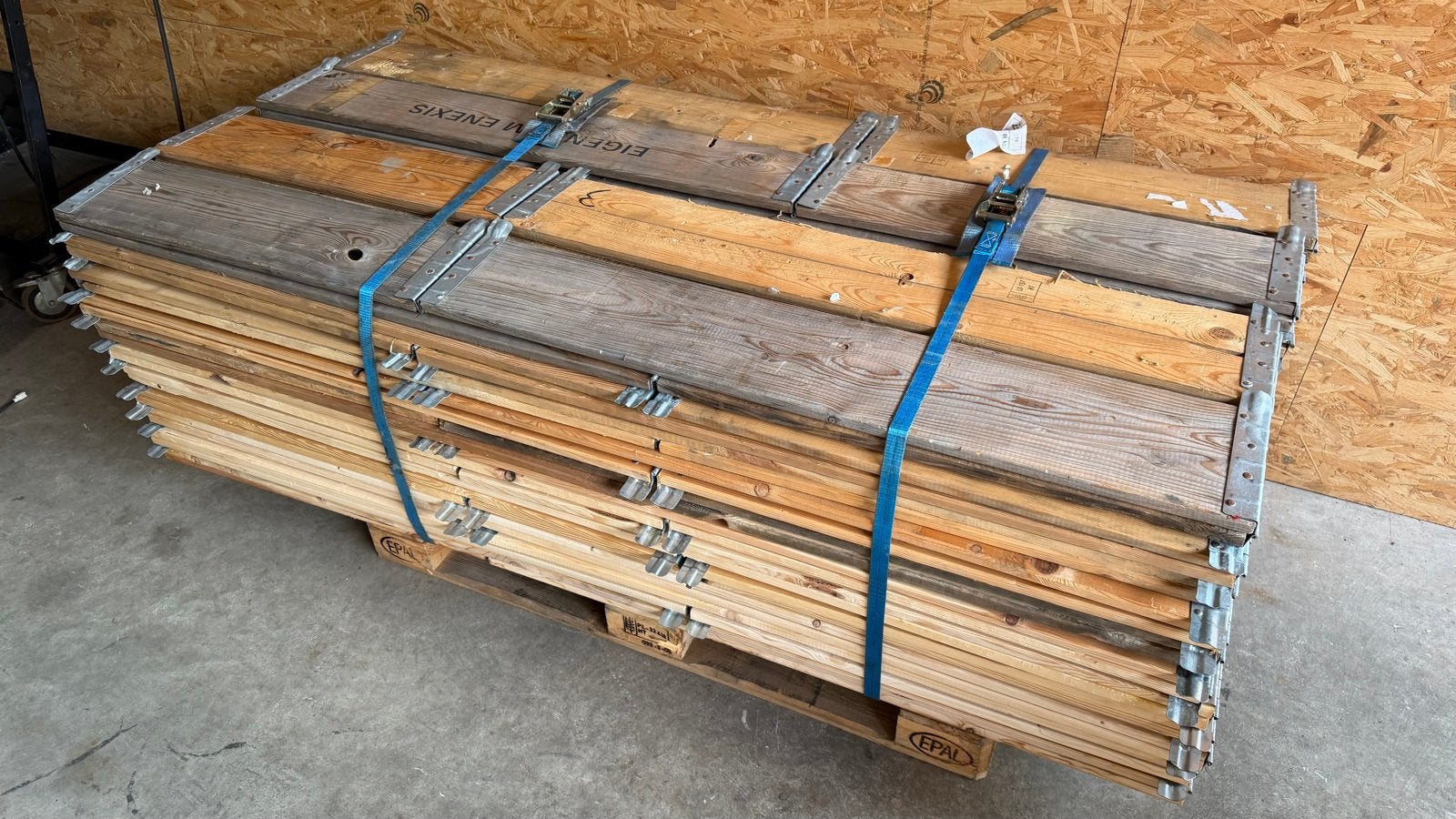 Pallet randen 120x80cm Hoog 20cm, Ophalen, Gebruikt, 100 cm of meer, Opvouwbaar