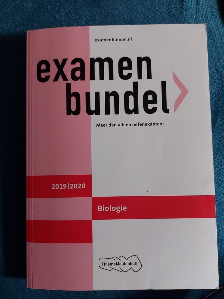 Examenbundel VWO Biologie 2019-2020, Ophalen of Verzenden, Gelezen, VWO, ThiemeMeulenhoff