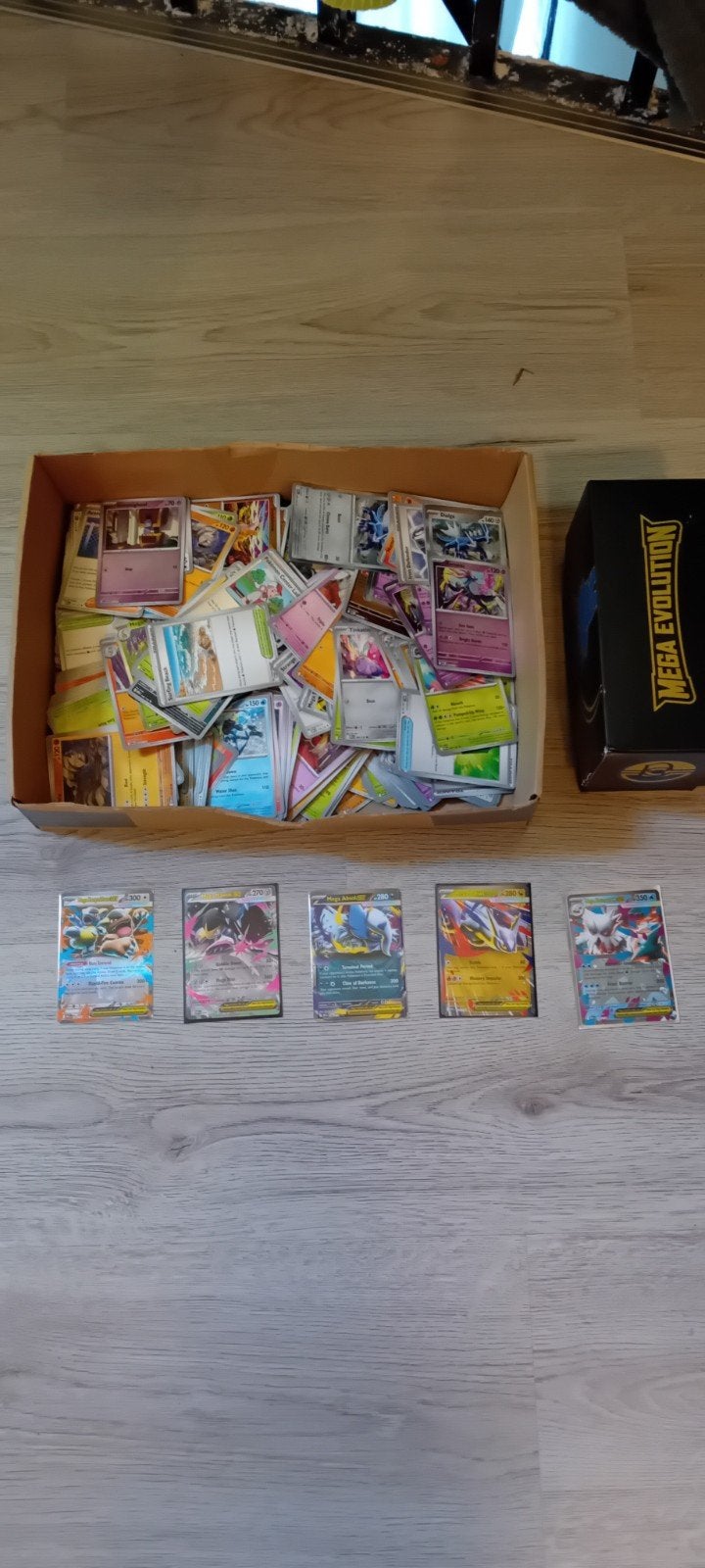 Pokémon kaarten Mega Evolution BULK + ex, Verzenden, Zo goed als nieuw, Meerdere kaarten, Foil