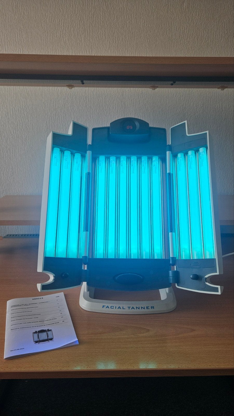 BBWC Gezichtsbruiner 9212 AMPER GEBRUIKT!!!, Witgoed en Apparatuur, Ophalen, Zo goed als nieuw, Gezichtsbruiner, 10 tot 15 lampen