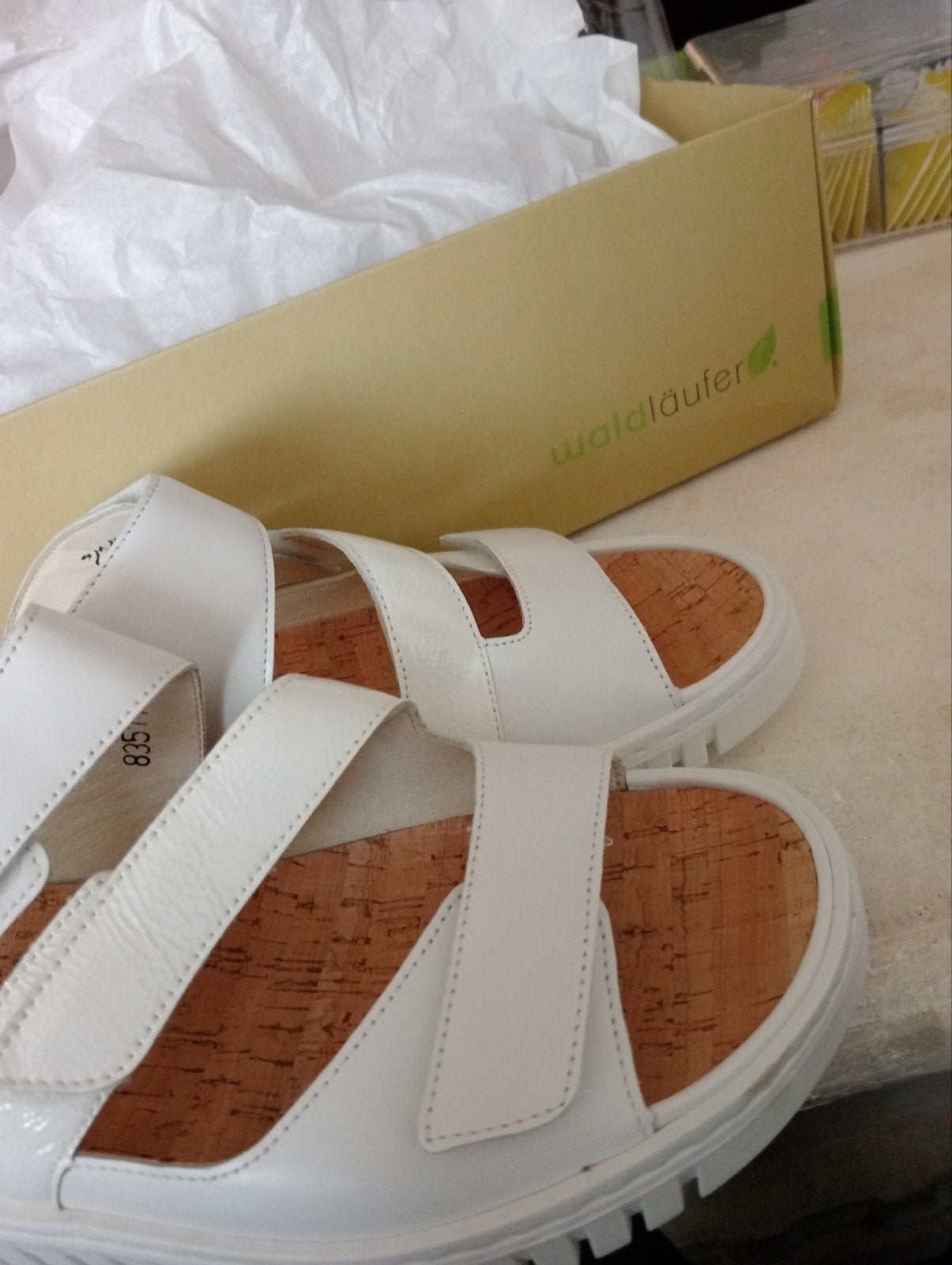 Waldläufer Sandalen wit - Maat 7 (US 9.5), Ophalen